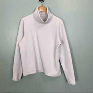 Lululemon Waffle Knit Funnel Neck‎ Pullover Long Sleeve Size 12 W3HFRS